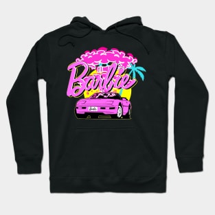 Sport Car Barbie Retro Hoodie